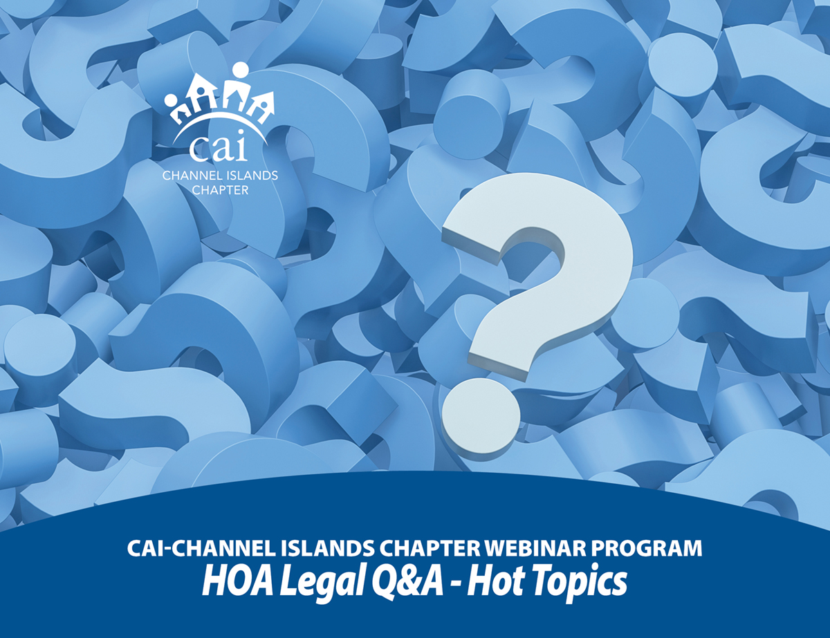 Chapter Webinar: Legal Q&A